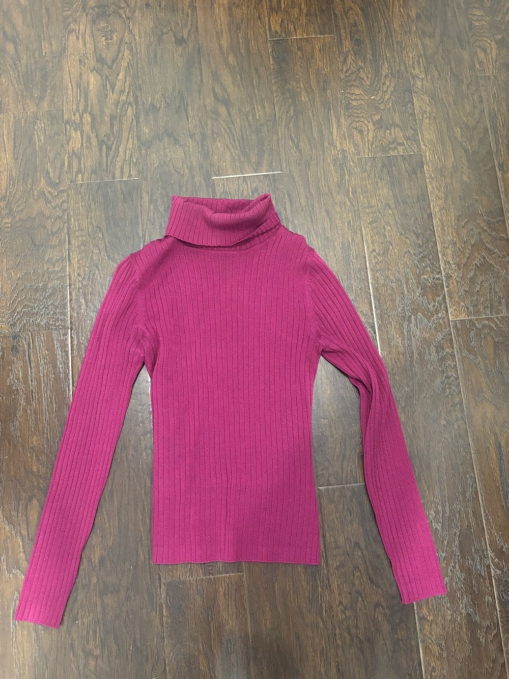 Babaton Ribbed Turtleneck Sweater - Fuchsia